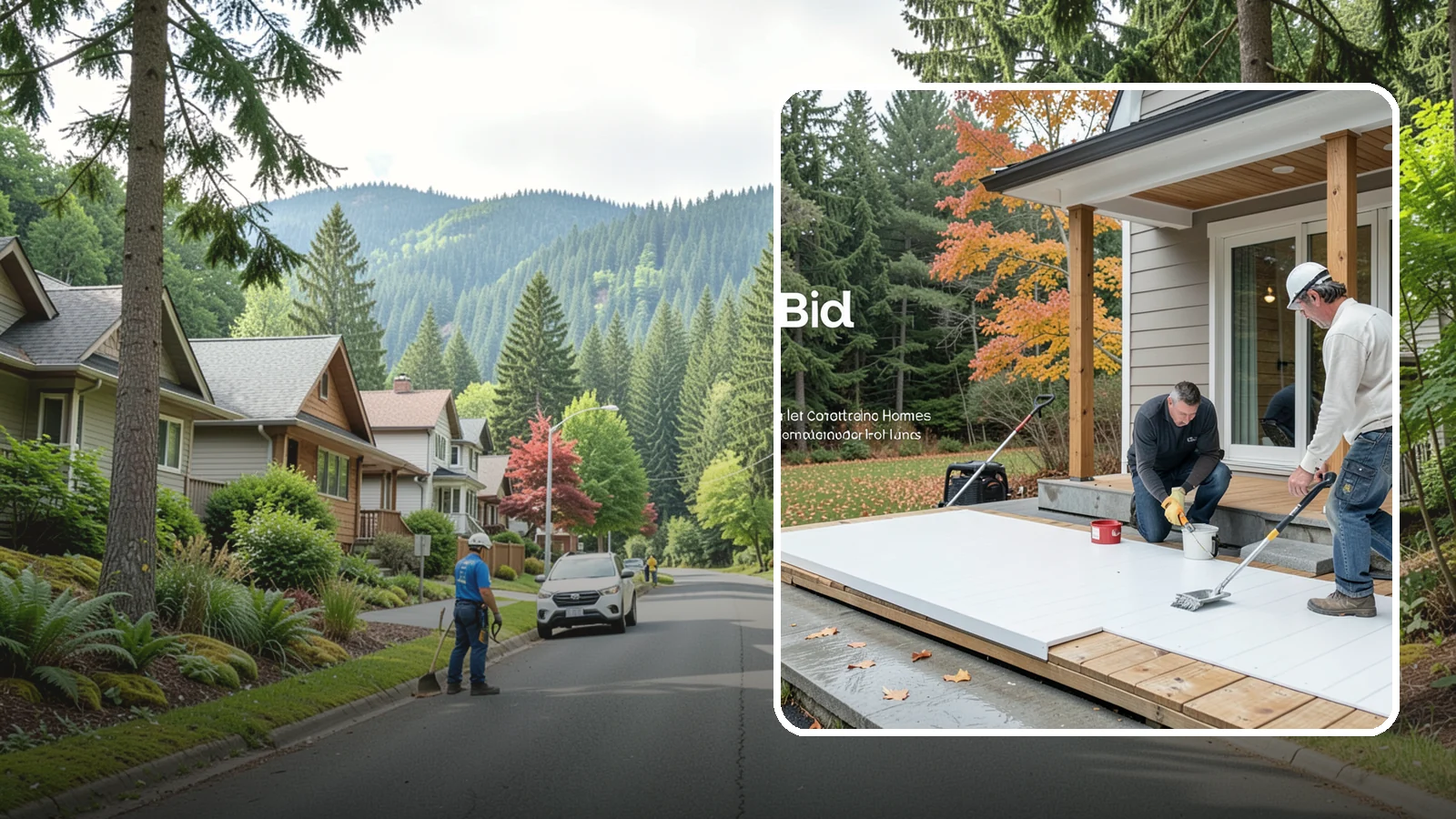 PVC Deck Installation in Darrington, Snohomish County, WA - Fully synthetic PVC decking that offers the ultimate moisture defense for rainy Puget Sound yards.