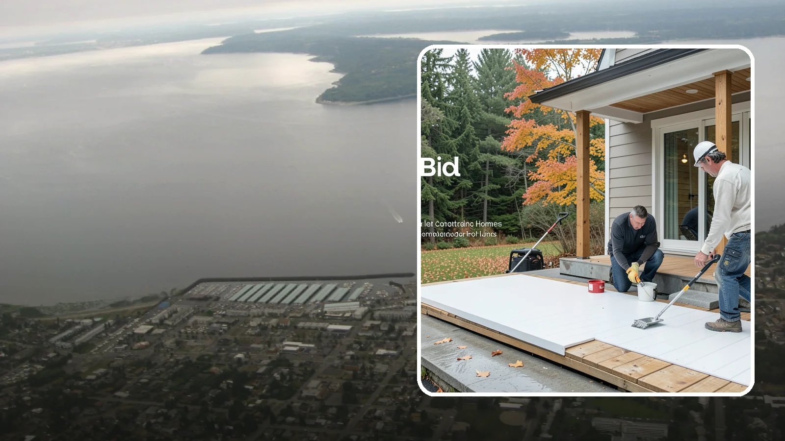 PVC Deck Installation in Des Moines, King County, WA - Fully synthetic PVC decking that offers the ultimate moisture defense for rainy Puget Sound yards.