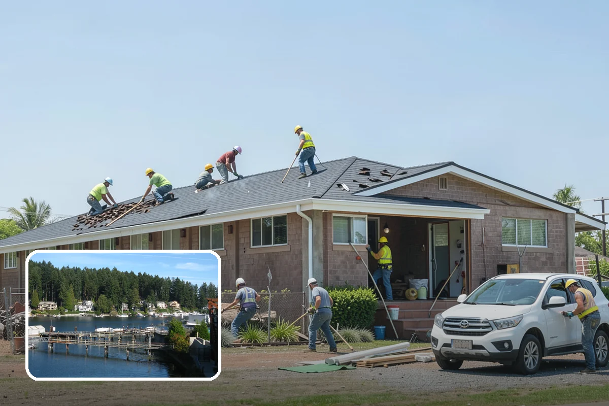 PVC Deck Installation in Gig Harbor, Pierce County, WA - One hundred percent synthetic core is impervious to rot and moisture