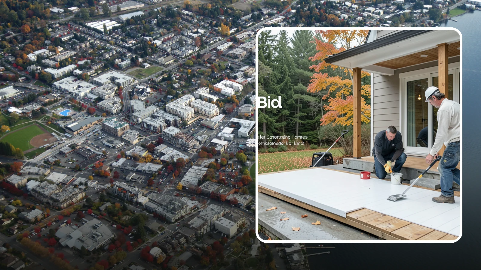 PVC Deck Installation in Kirkland, King County, WA - Fully synthetic PVC decking that offers the ultimate moisture defense for rainy Puget Sound yards.