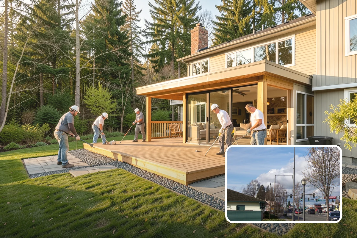 PVC Deck Installation in Marysville, Snohomish County, WA - One hundred percent synthetic core is impervious to rot and moisture