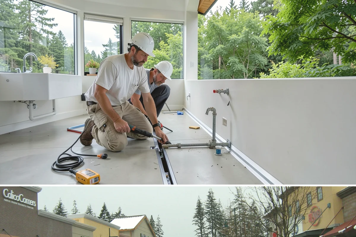PVC Deck Installation in Mill Creek, Snohomish County, WA - PVC installs cleanly in any weather, making it a reliable choice even during our wetter months.