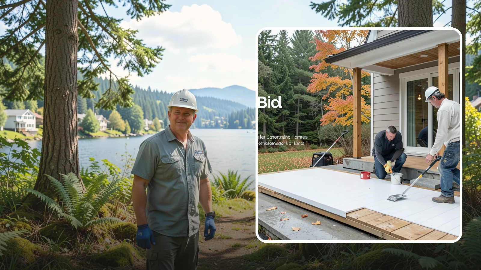 PVC Deck Installation in Milton, King County, WA - Fully synthetic PVC decking that offers the ultimate moisture defense for rainy Puget Sound yards.