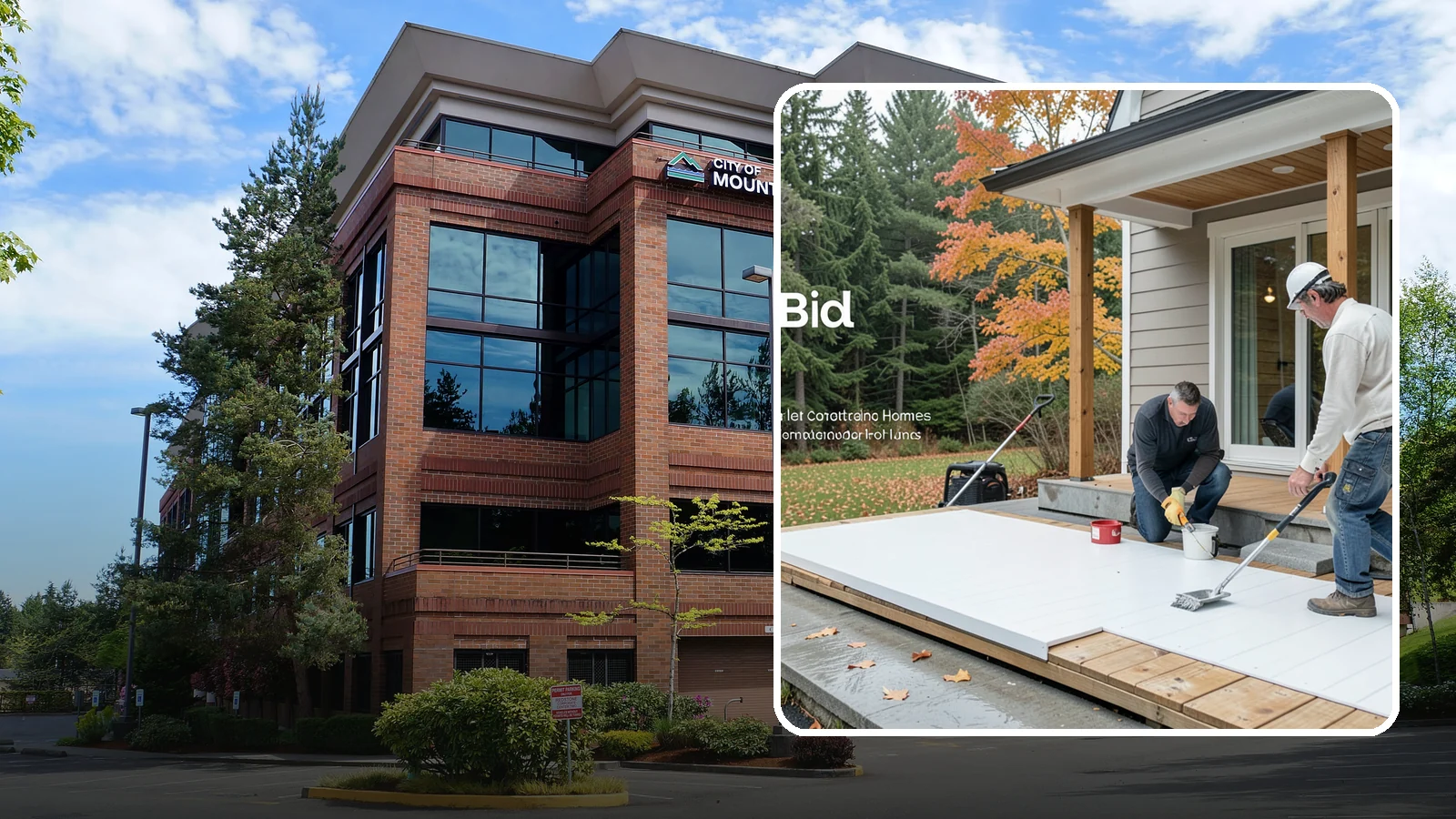 PVC Deck Installation in Mountlake Terrace, Snohomish County, WA - Fully synthetic PVC decking that offers the ultimate moisture defense for rainy Puget Sound yards.
