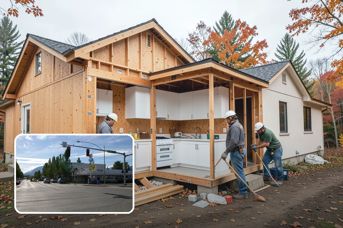 PVC Deck Installation in North Bend, King County, WA - One hundred percent synthetic core is impervious to rot and moisture