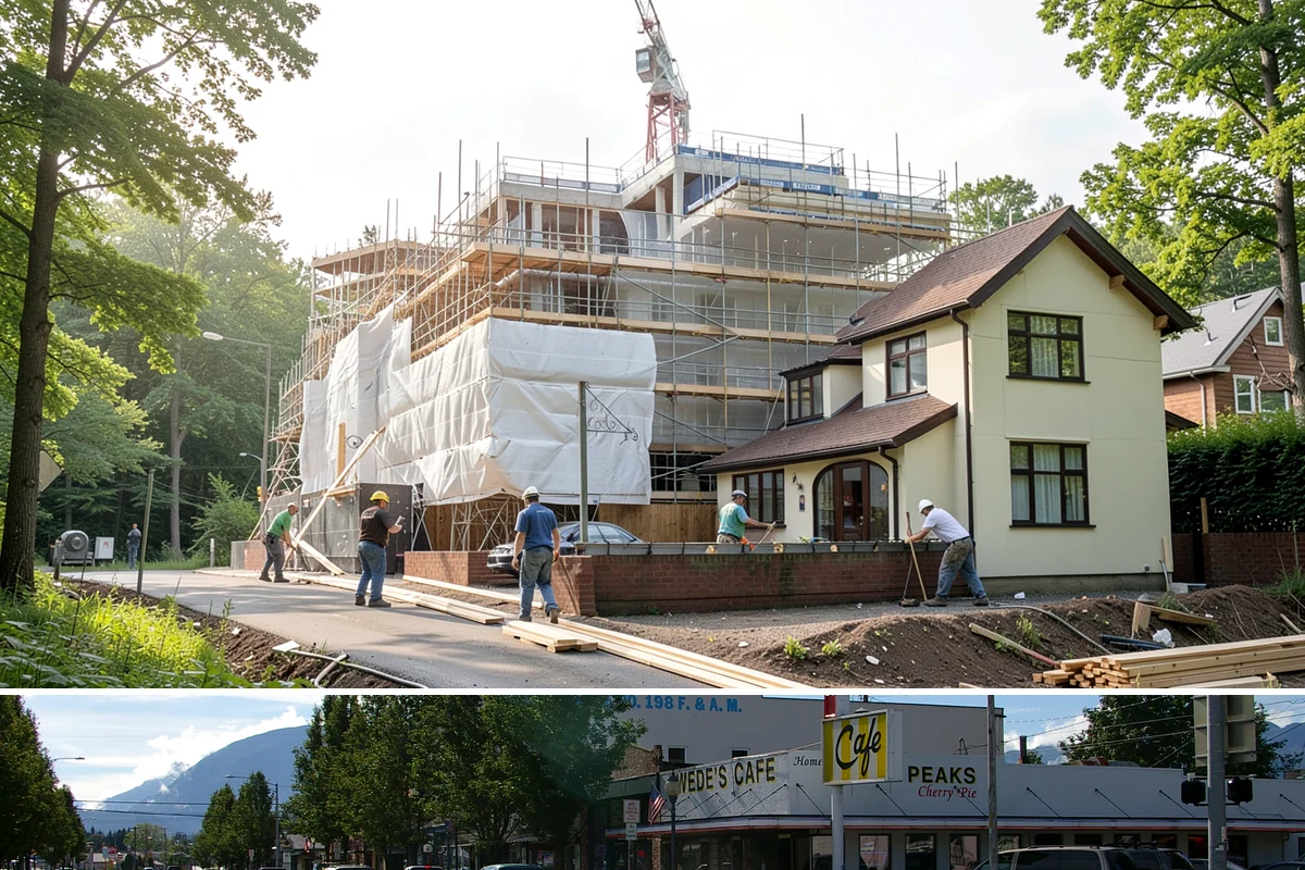 PVC Deck Installation in North Bend, King County, WA - PVC installs cleanly in any weather, making it a reliable choice even during our wetter months.