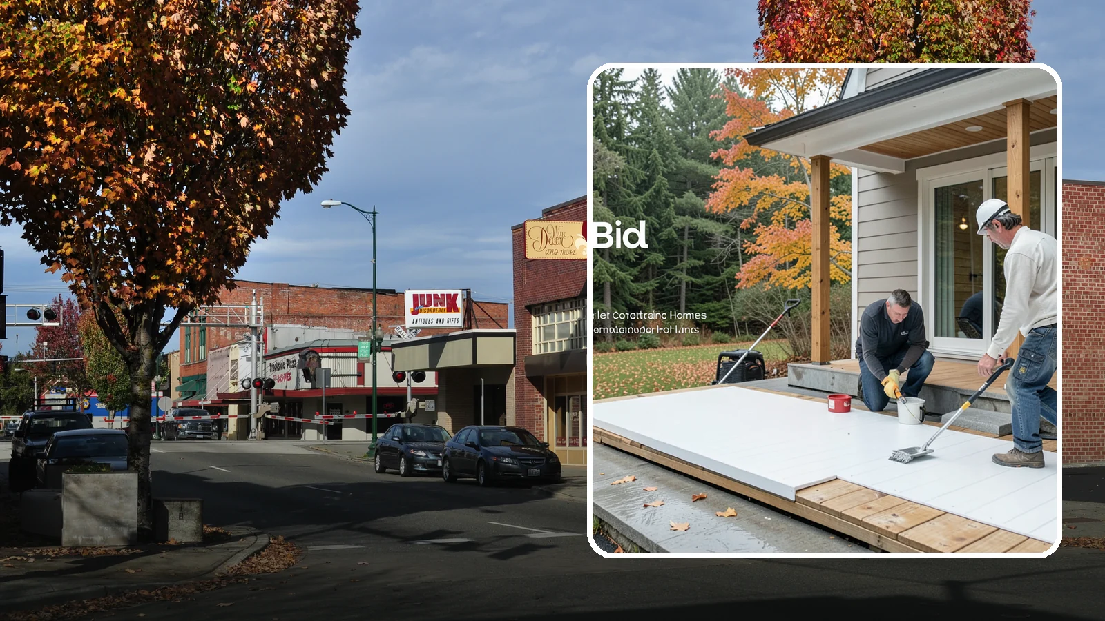 PVC Deck Installation in Puyallup, Pierce County, WA - Fully synthetic PVC decking that offers the ultimate moisture defense for rainy Puget Sound yards.