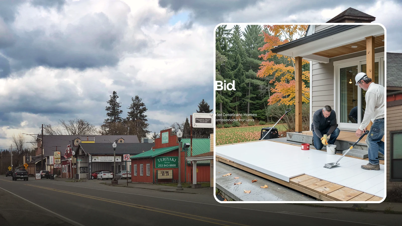 PVC Deck Installation in Roy, Pierce County, WA - Fully synthetic PVC decking that offers the ultimate moisture defense for rainy Puget Sound yards.