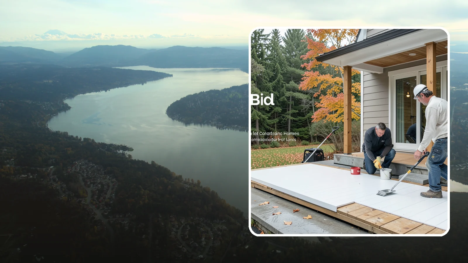 PVC Deck Installation in Sammamish, King County, WA - Fully synthetic PVC decking that offers the ultimate moisture defense for rainy Puget Sound yards.