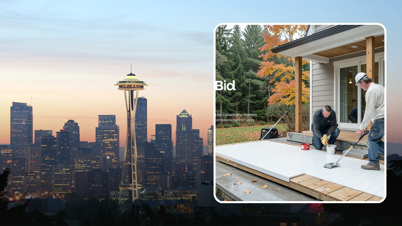PVC Deck Installation in Seattle, King County, WA - Fully synthetic PVC decking that offers the ultimate moisture defense for rainy Puget Sound yards.