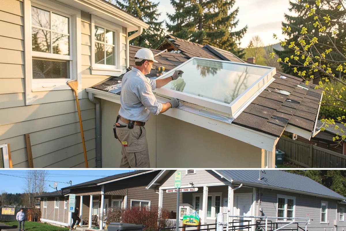 PVC Deck Installation in South Prairie, Pierce County, WA - PVC installs cleanly in any weather, making it a reliable choice even during our wetter months.