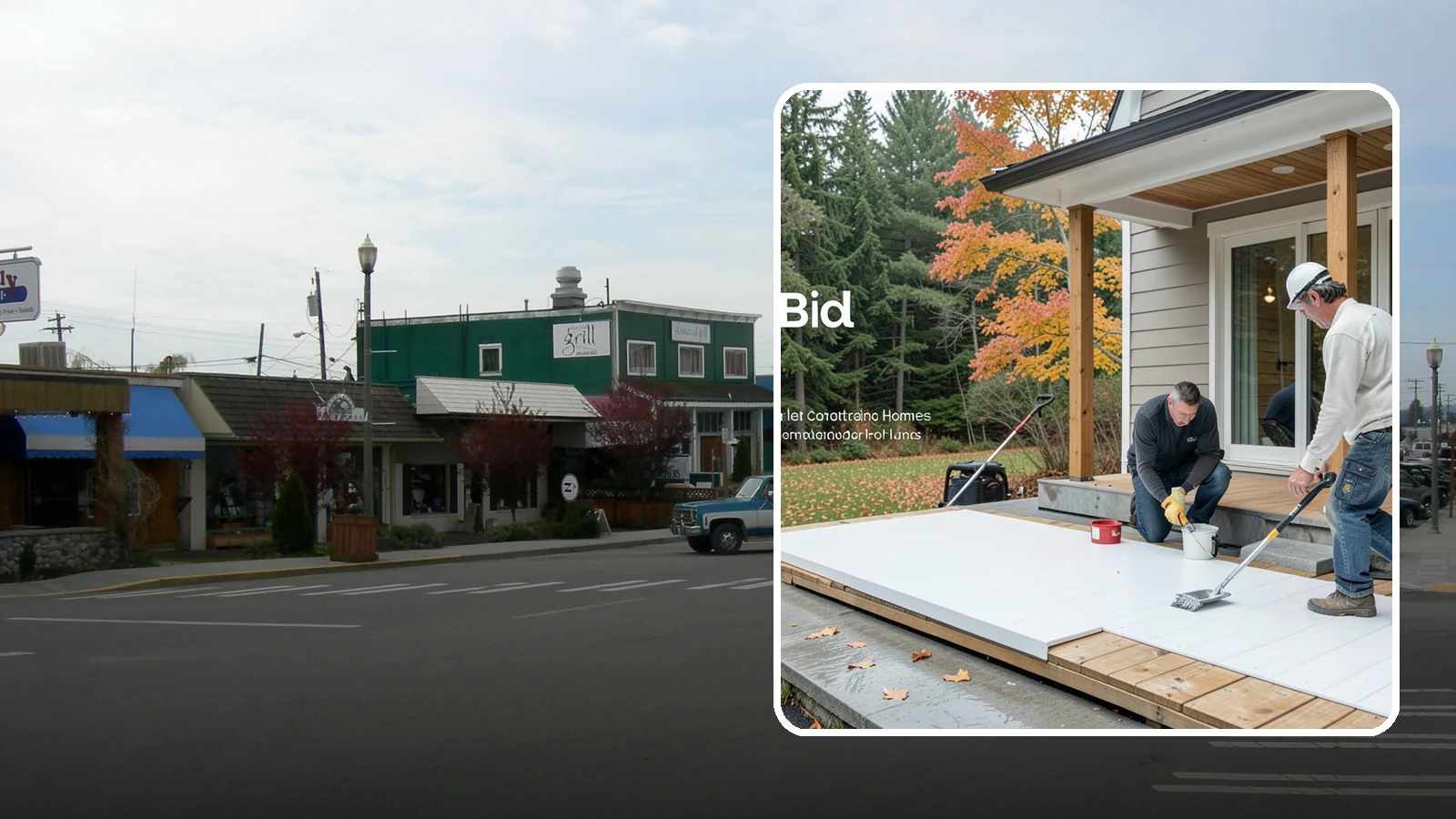 PVC Deck Installation in Stanwood, Snohomish County, WA - Fully synthetic PVC decking that offers the ultimate moisture defense for rainy Puget Sound yards.