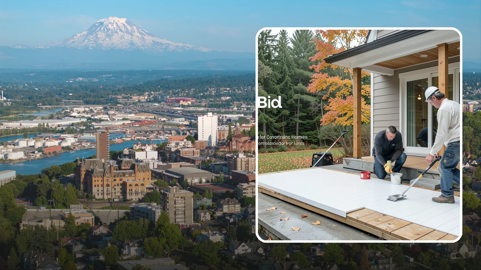 PVC Deck Installation in Tacoma, Pierce County, WA - Fully synthetic PVC decking that offers the ultimate moisture defense for rainy Puget Sound yards.