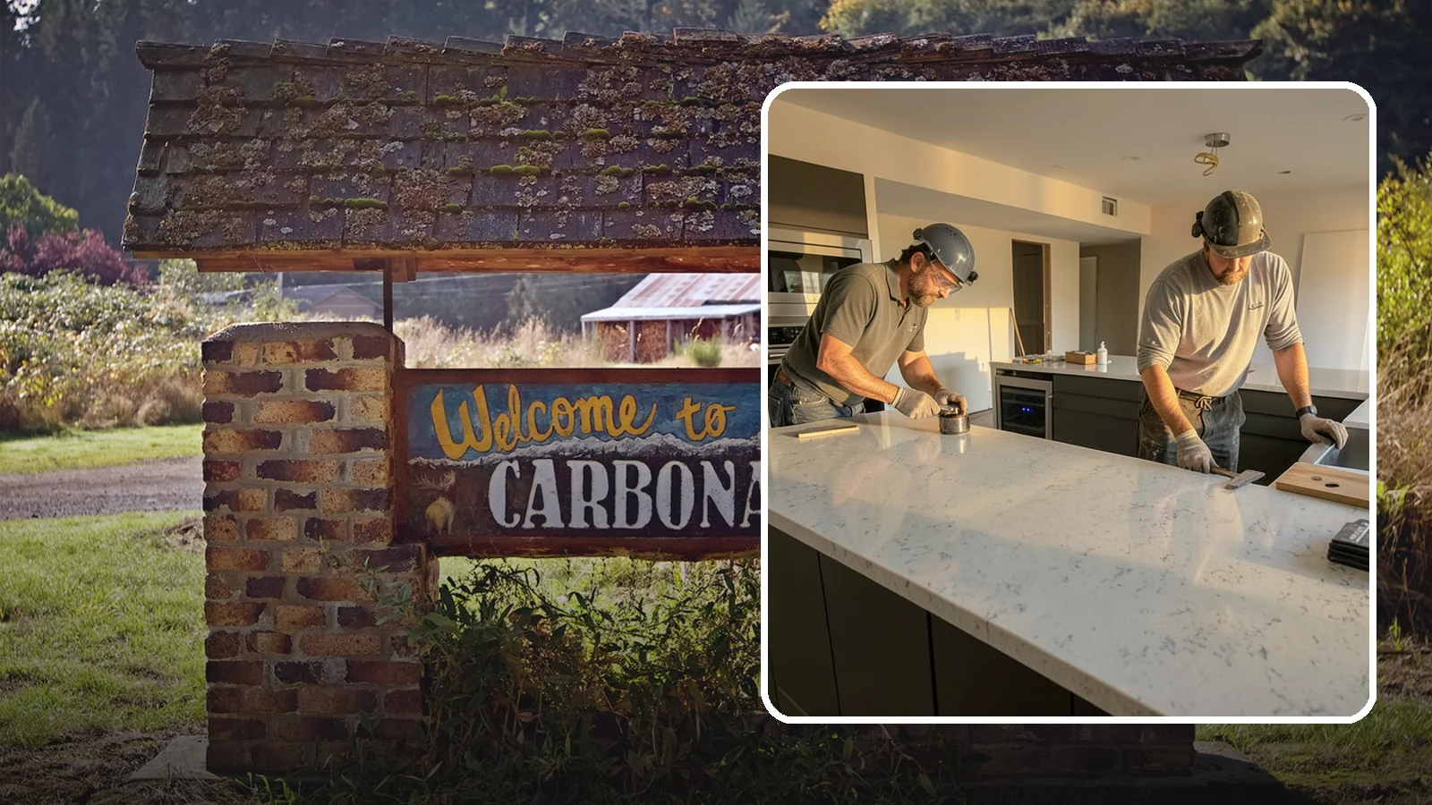 Quartz Countertop Installation in Carbonado, Pierce County, WA - Durable, low-maintenance quartz countertop installation with consistent patterns and stain-resistant surfaces for busy kitchens.