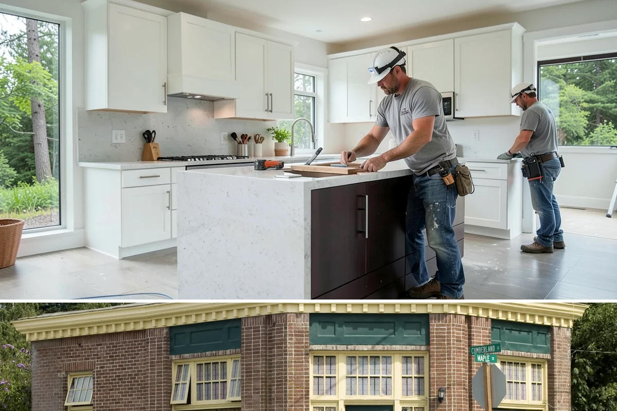 Quartz Countertop Installation in Hamilton, Skagit County, WA - Quartz installation is an indoor process available year-round, so PNW rain never delays your kitchen project.