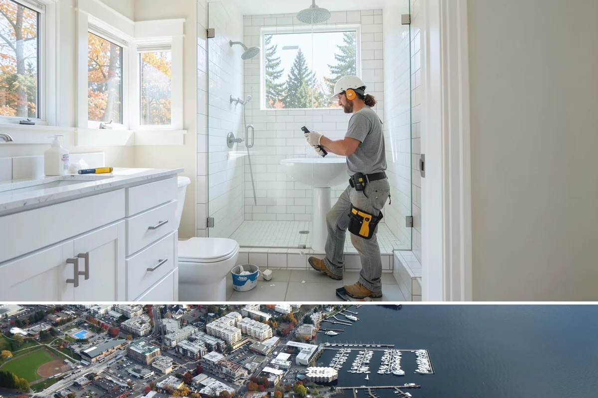 Quartz Countertop Installation in Kirkland, King County, WA - Quartz installation is an indoor process available year-round, so PNW rain never delays your kitchen project.