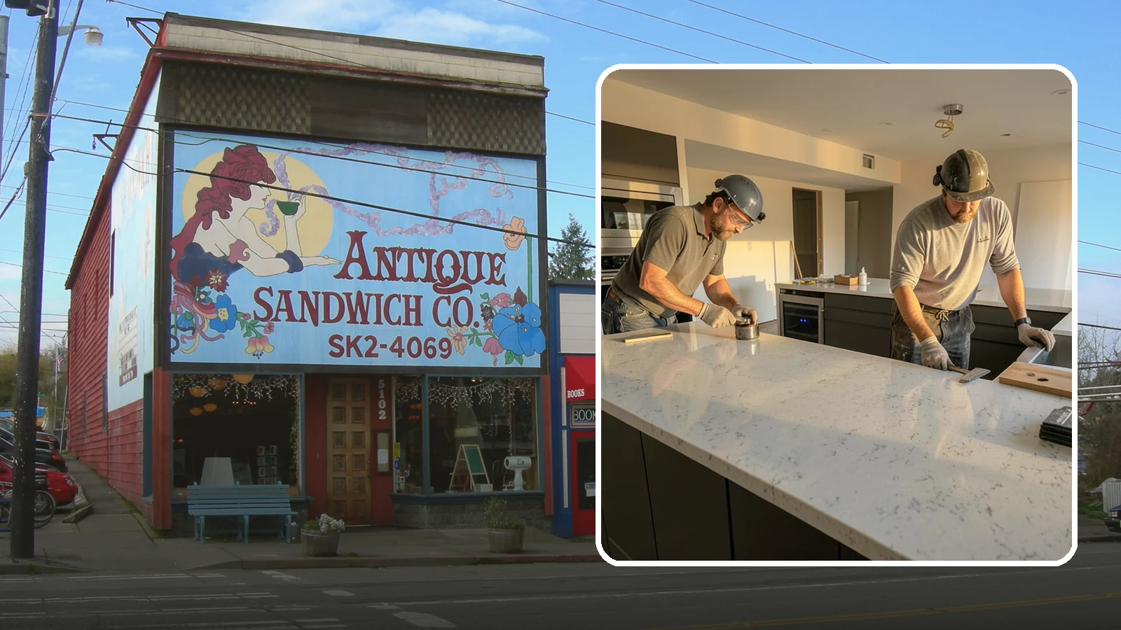 Quartz Countertop Installation in Ruston, Pierce County, WA - Durable, low-maintenance quartz countertop installation with consistent patterns and stain-resistant surfaces for busy kitchens.