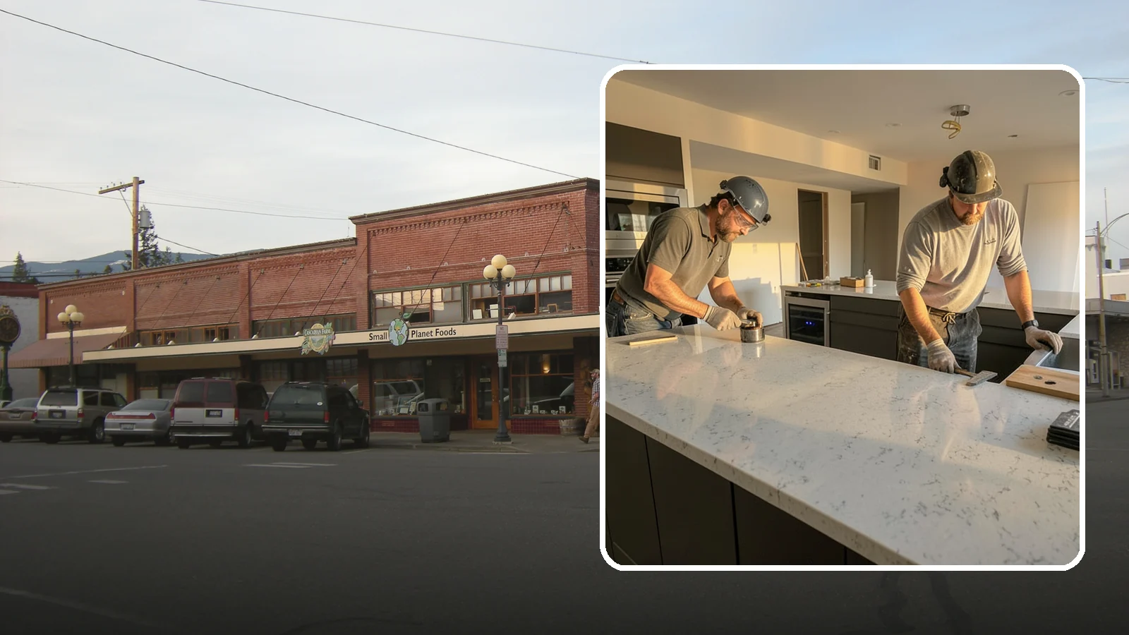 Quartz Countertop Installation in Sedro-Woolley, Skagit County, WA - Durable, low-maintenance quartz countertop installation with consistent patterns and stain-resistant surfaces for busy kitchens.