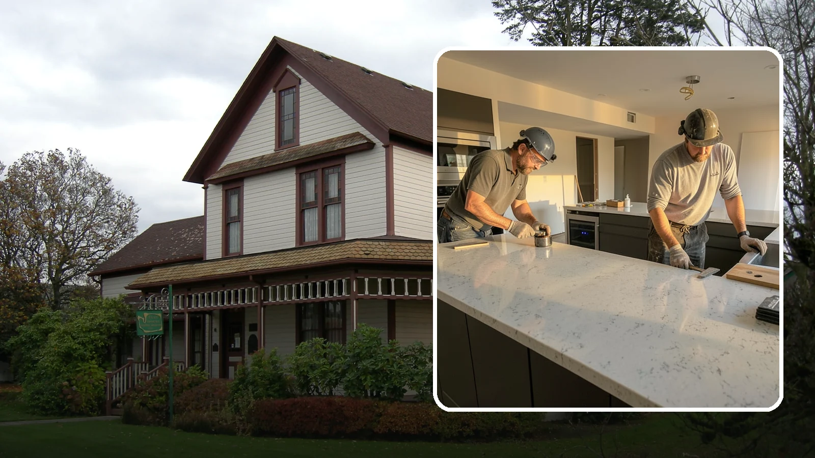 Quartz Countertop Installation in Sumner, Pierce County, WA - Durable, low-maintenance quartz countertop installation with consistent patterns and stain-resistant surfaces for busy kitchens.