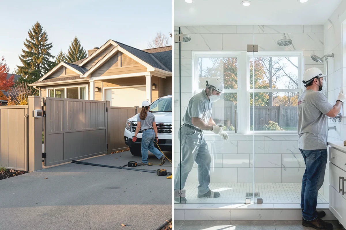 Quartz Countertop Installation in Sumner, Pierce County, WA - Template cabinets after they are installed and level