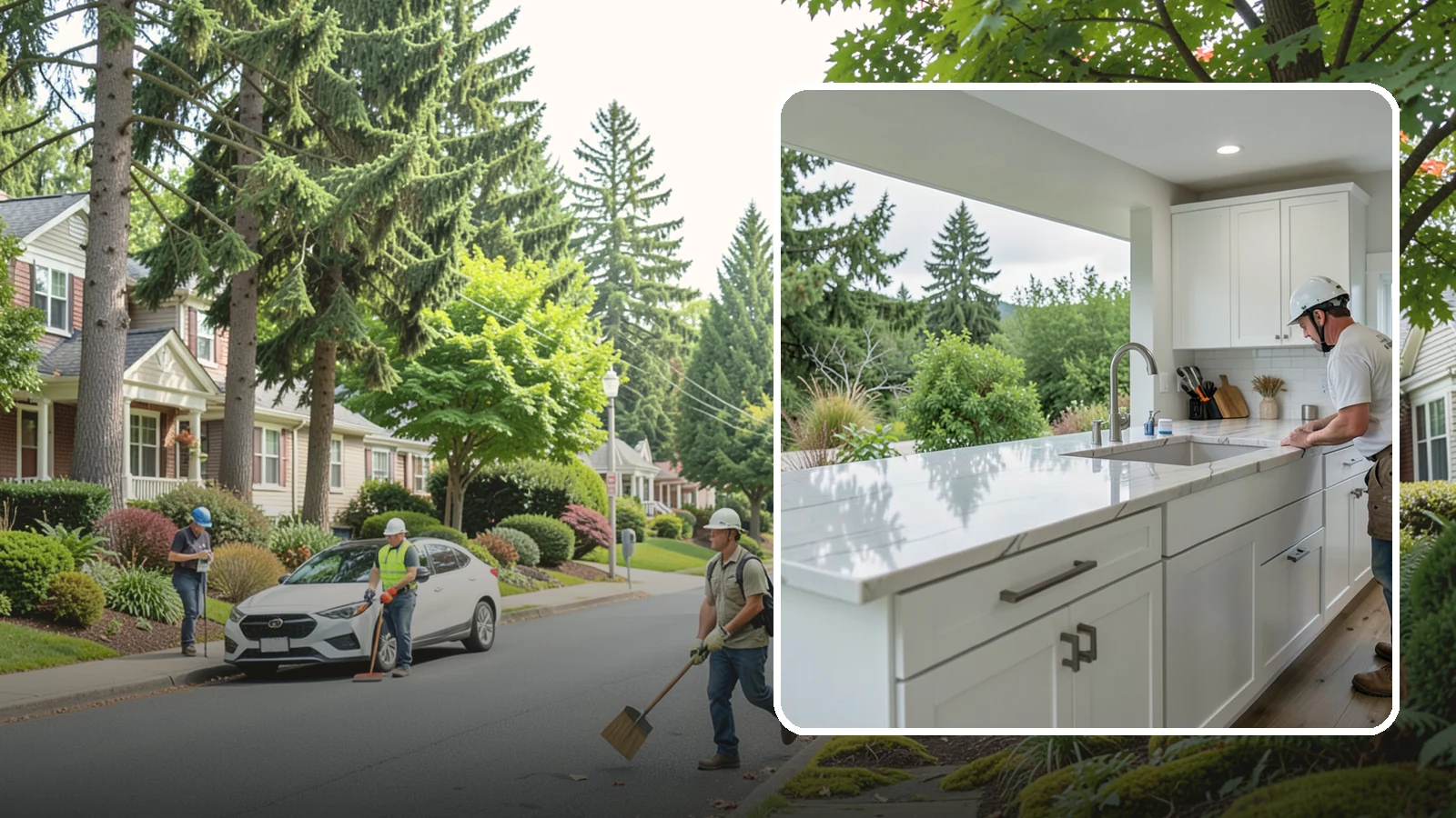 Quartzite Countertop Installation in Beaux Arts Village, King County, WA - Hard-wearing quartzite countertop installation that pairs natural stone beauty with exceptional scratch resistance.