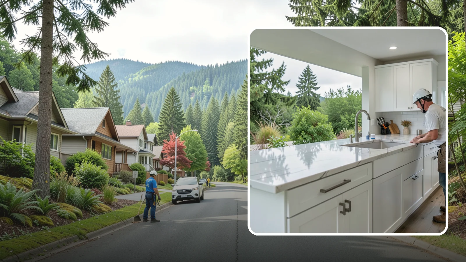 Quartzite Countertop Installation in Darrington, Snohomish County, WA - Hard-wearing quartzite countertop installation that pairs natural stone beauty with exceptional scratch resistance.