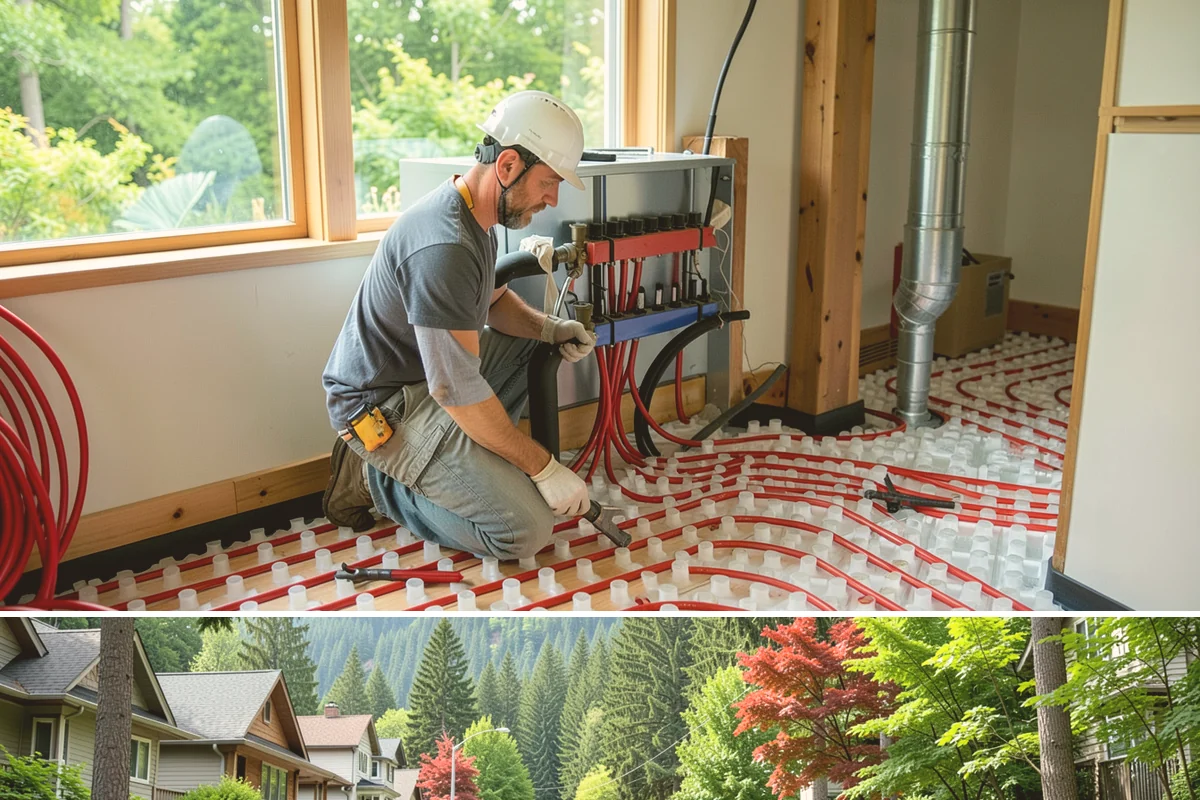 Quartzite Countertop Installation in Darrington, Snohomish County, WA - Quartzite installs indoors any time of year, unaffected by Western Washington's wet season.
