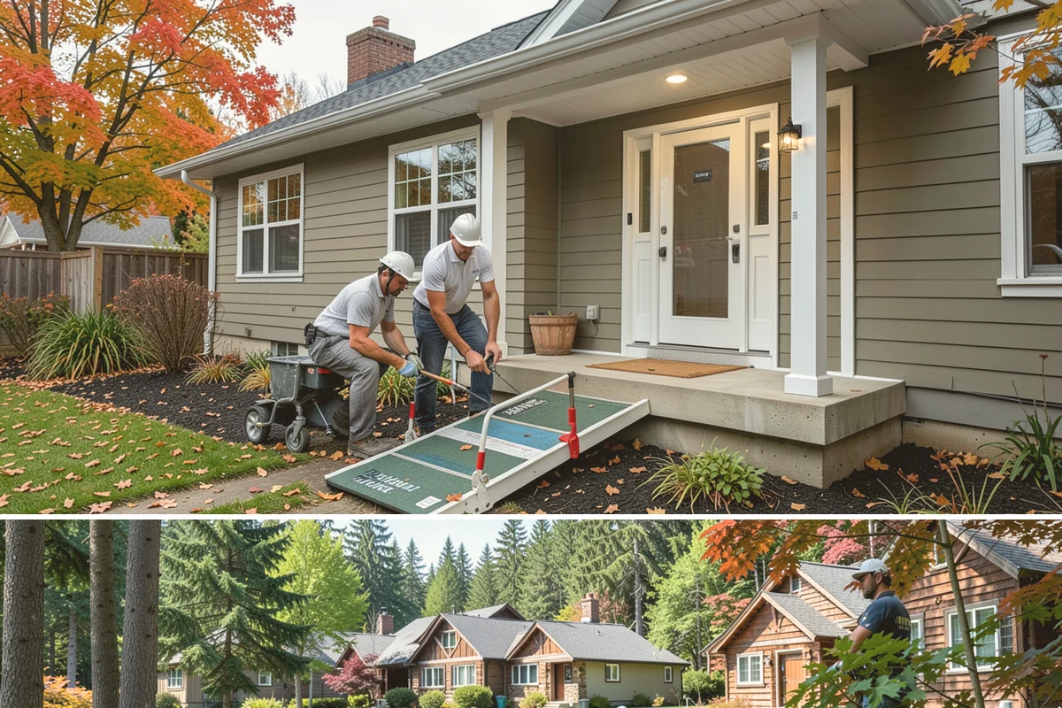 Quartzite Countertop Installation in Edgewood, Pierce County, WA - Quartzite installs indoors any time of year, unaffected by Western Washington's wet season.