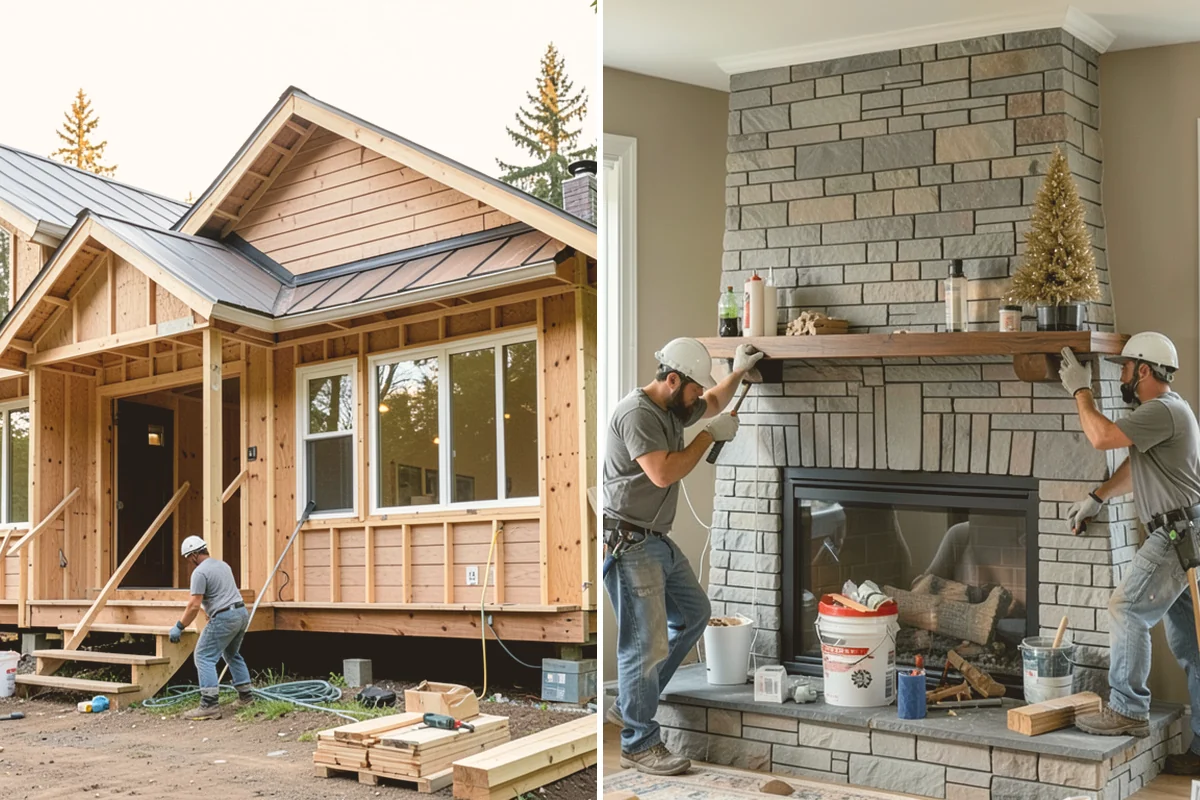 Quartzite Countertop Installation in Edmonds, Snohomish County, WA - Select quartzite slabs and plan the layout