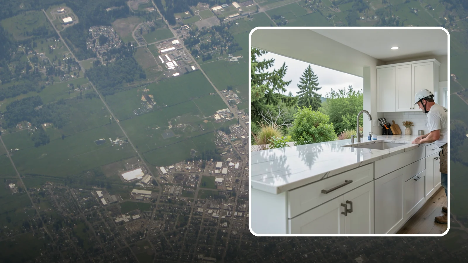 Quartzite Countertop Installation in Enumclaw, King County, WA - Hard-wearing quartzite countertop installation that pairs natural stone beauty with exceptional scratch resistance.
