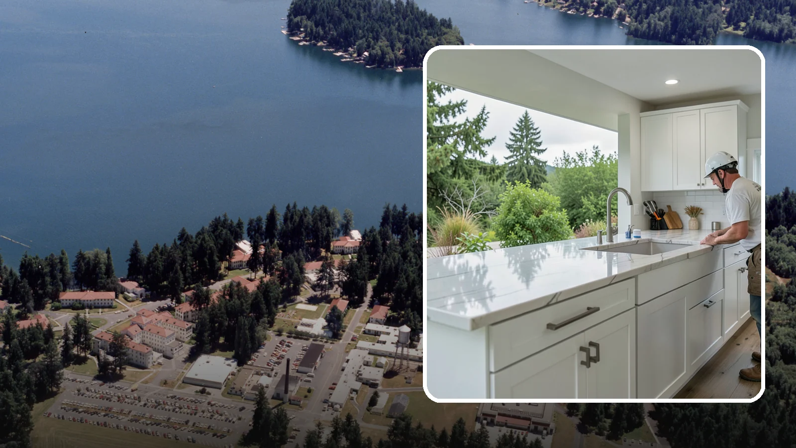 Quartzite Countertop Installation in Lakewood, Pierce County, WA - Hard-wearing quartzite countertop installation that pairs natural stone beauty with exceptional scratch resistance.
