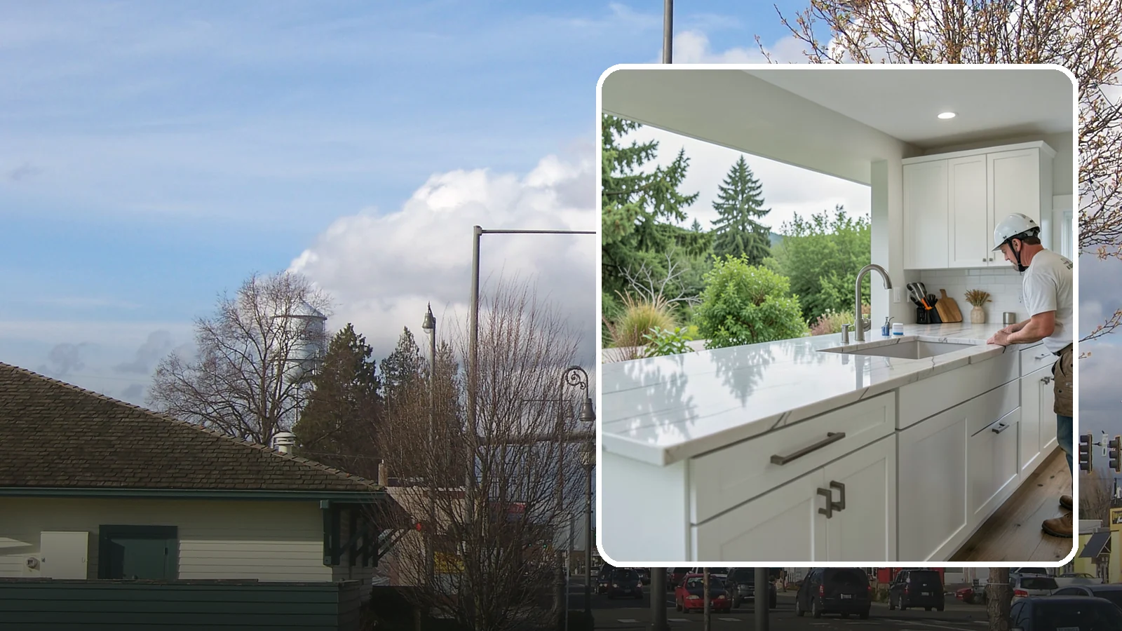 Quartzite Countertop Installation in Marysville, Snohomish County, WA - Hard-wearing quartzite countertop installation that pairs natural stone beauty with exceptional scratch resistance.