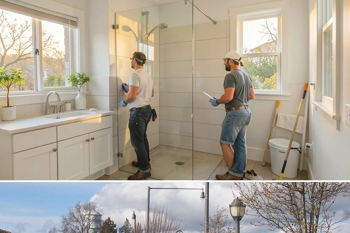 Quartzite Countertop Installation in Marysville, Snohomish County, WA - Quartzite installs indoors any time of year, unaffected by Western Washington's wet season.