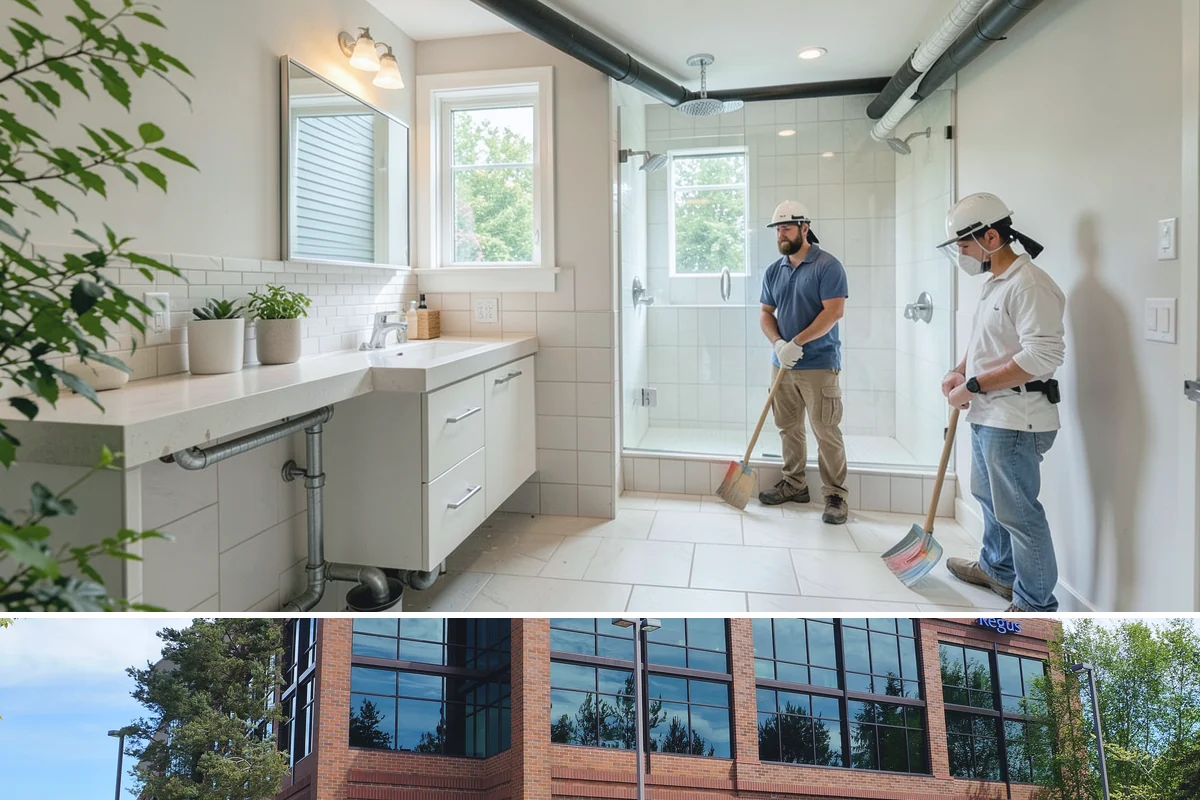 Quartzite Countertop Installation in Mountlake Terrace, Snohomish County, WA - Quartzite installs indoors any time of year, unaffected by Western Washington's wet season.