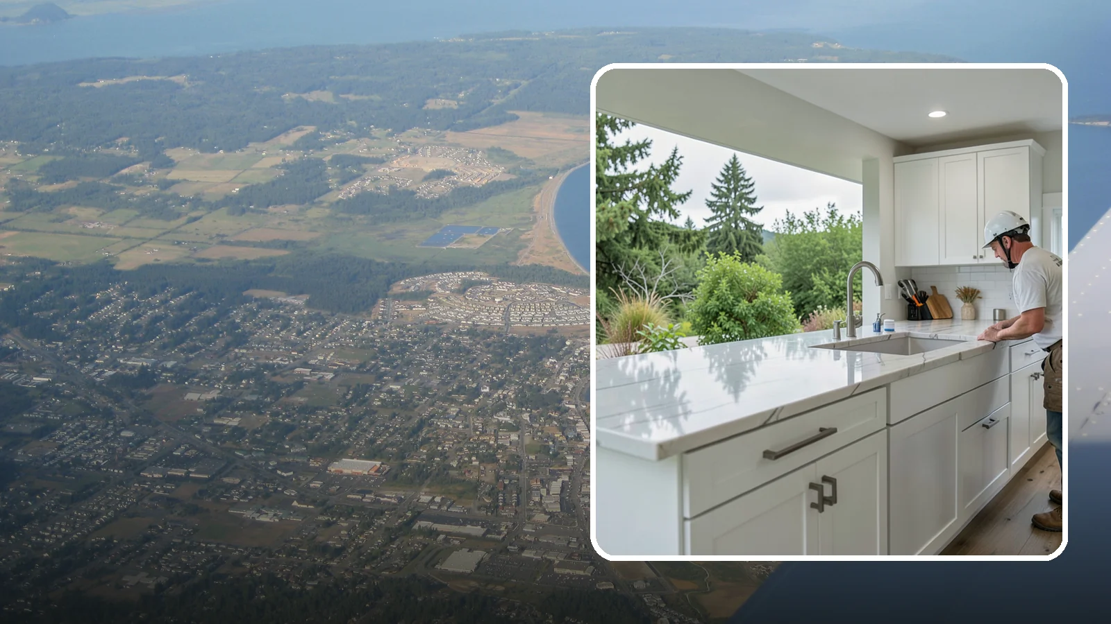 Quartzite Countertop Installation in Oak Harbor, Island County, WA - Hard-wearing quartzite countertop installation that pairs natural stone beauty with exceptional scratch resistance.