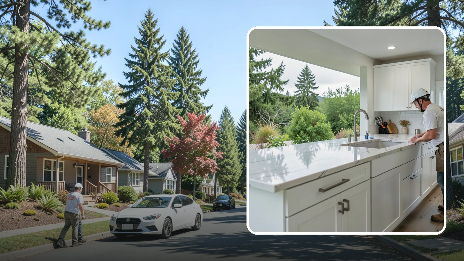 Quartzite Countertop Installation in Orting, Pierce County, WA - Hard-wearing quartzite countertop installation that pairs natural stone beauty with exceptional scratch resistance.