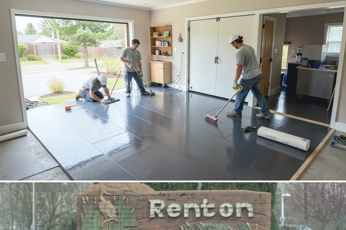Quartzite Countertop Installation in Renton, King County, WA - Quartzite installs indoors any time of year, unaffected by Western Washington's wet season.