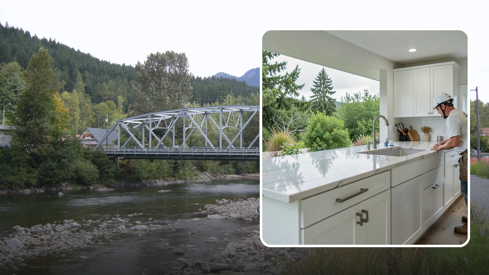 Quartzite Countertop Installation in Skykomish, King County, WA - Hard-wearing quartzite countertop installation that pairs natural stone beauty with exceptional scratch resistance.