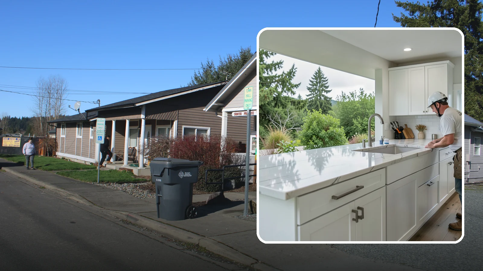 Quartzite Countertop Installation in South Prairie, Pierce County, WA - Hard-wearing quartzite countertop installation that pairs natural stone beauty with exceptional scratch resistance.