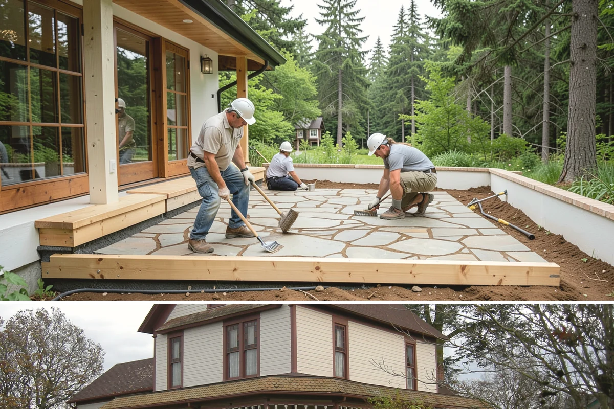 Quartzite Countertop Installation in Sumner, Pierce County, WA - Quartzite installs indoors any time of year, unaffected by Western Washington's wet season.