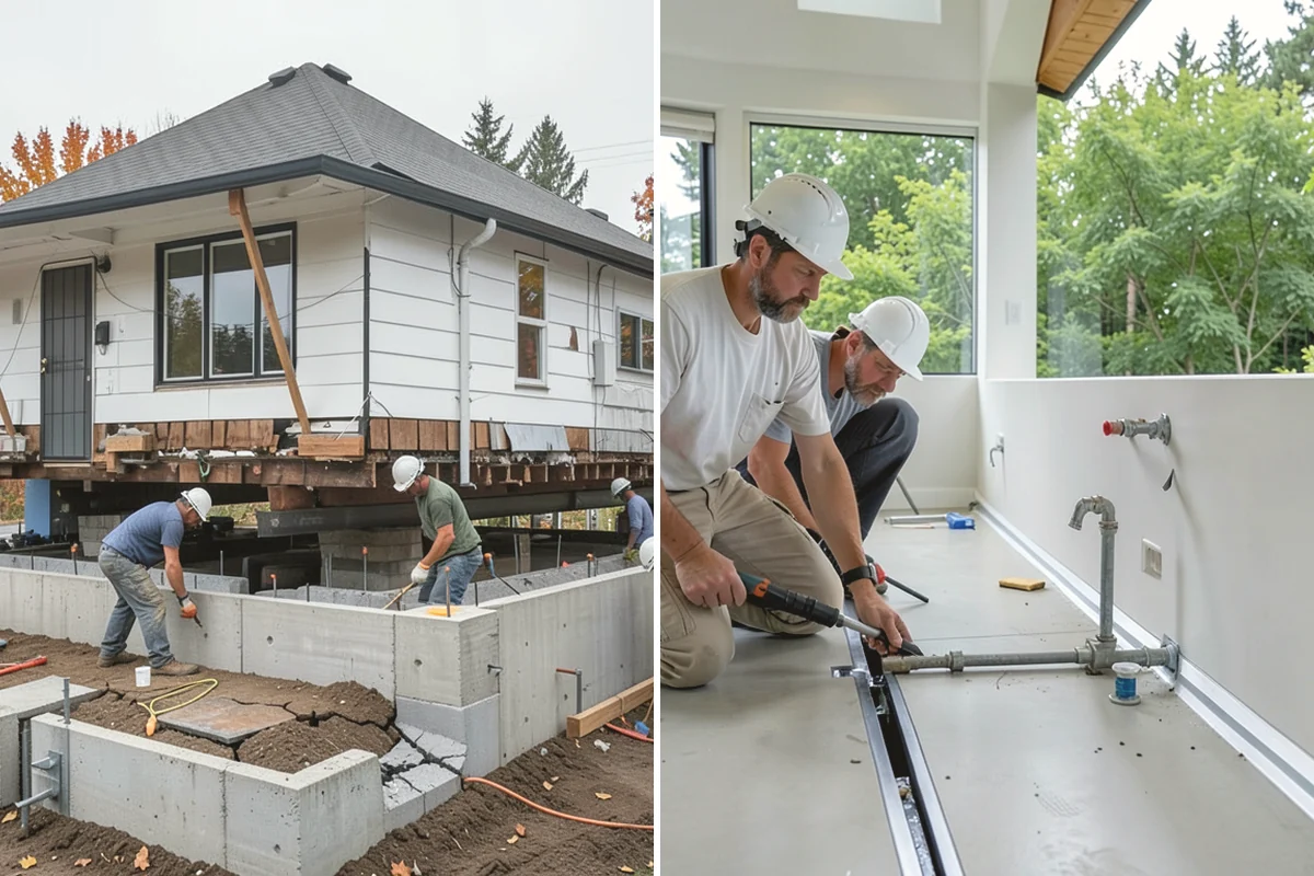 Quartzite Countertop Installation in Yarrow Point, King County, WA - Select quartzite slabs and plan the layout