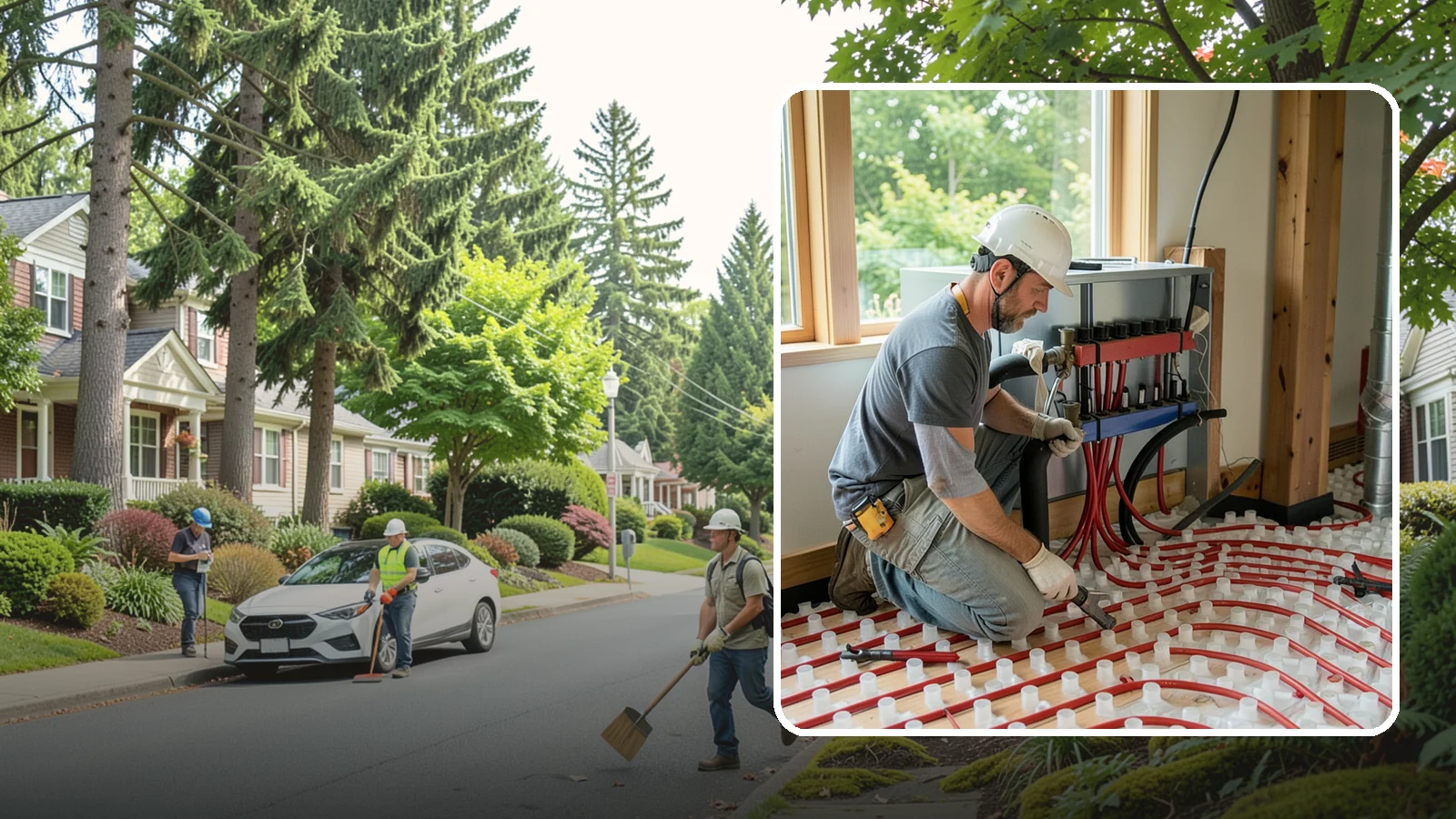 Radiant Heating Installation in Beaux Arts Village, King County, WA - We install radiant floor heating systems that deliver even, comfortable warmth from the ground up.