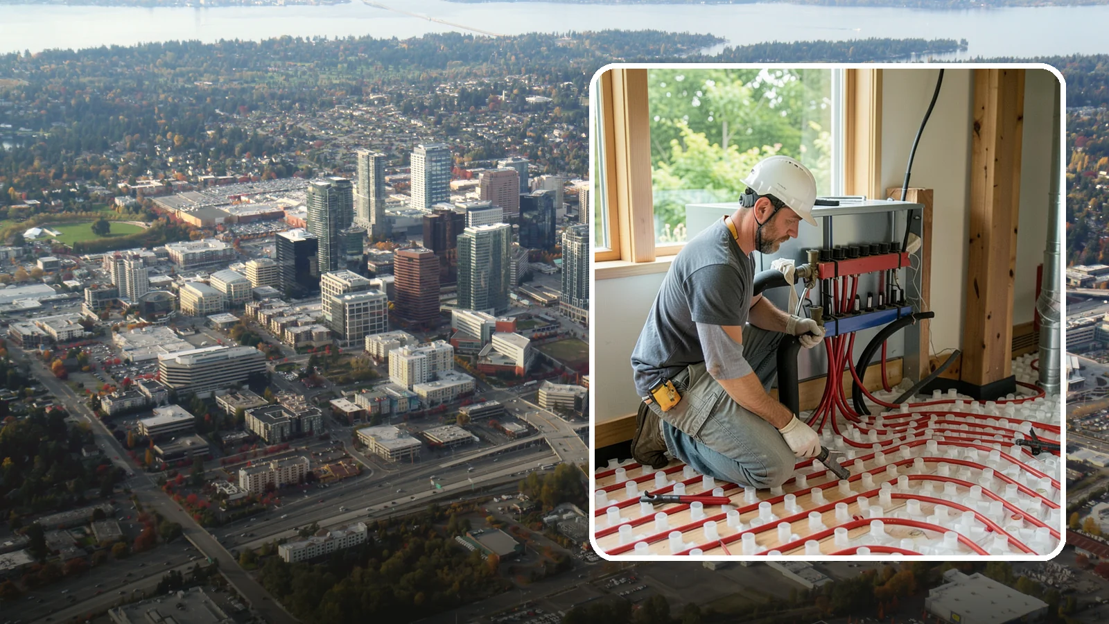 Radiant Heating Installation in Bellevue, King County, WA - We install radiant floor heating systems that deliver even, comfortable warmth from the ground up.