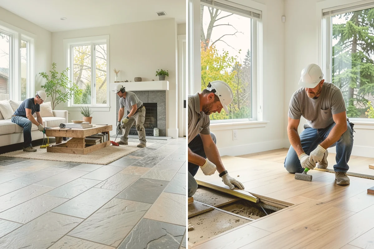 Radiant Heating Installation in Bellevue, King County, WA - Select hydronic or electric radiant and plan the zones