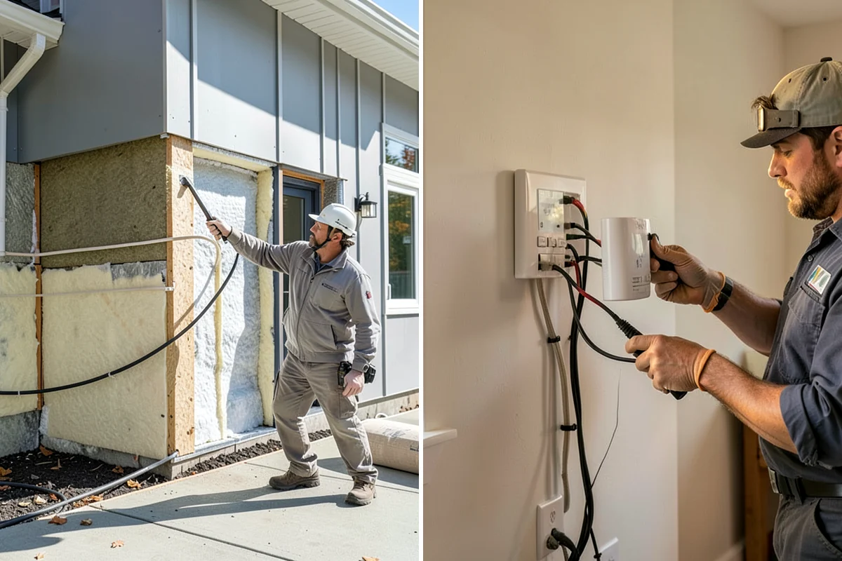 Radiant Heating Installation in DuPont, Pierce County, WA - Select hydronic or electric radiant and plan the zones