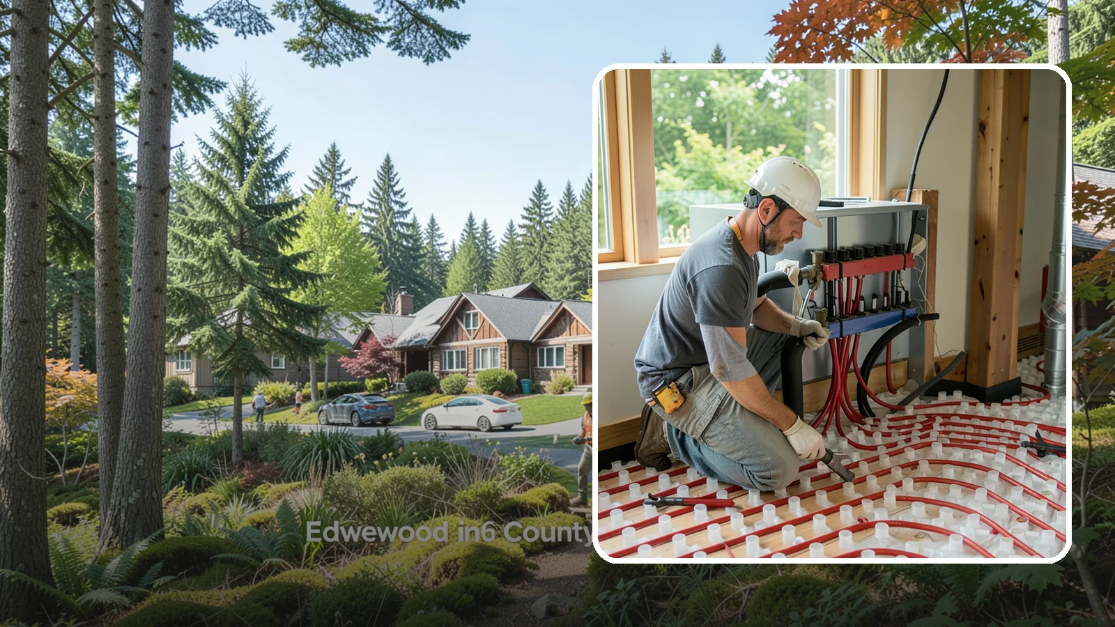Radiant Heating Installation in Edgewood, Pierce County, WA - We install radiant floor heating systems that deliver even, comfortable warmth from the ground up.