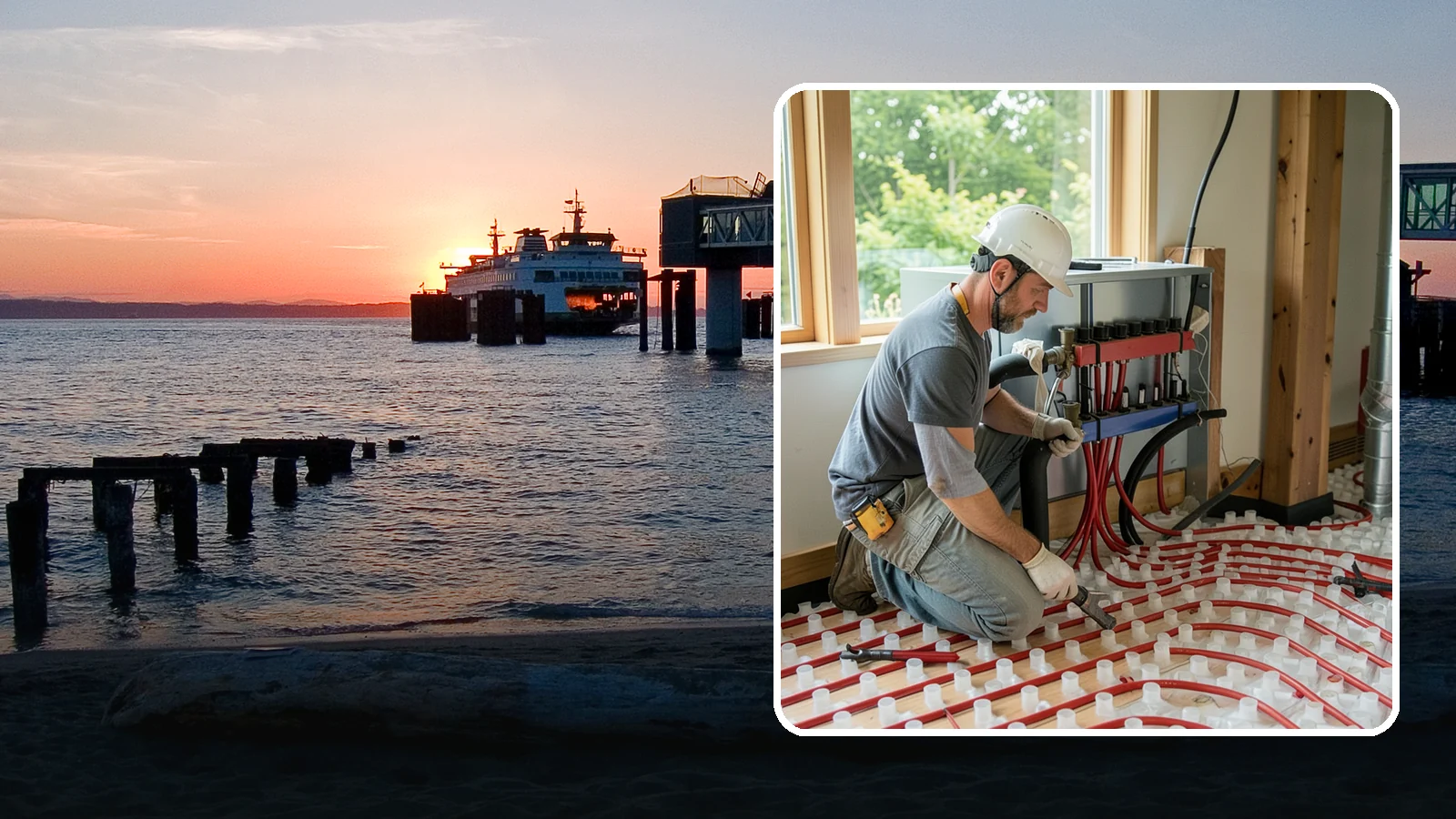 Radiant Heating Installation in Edmonds, Snohomish County, WA - We install radiant floor heating systems that deliver even, comfortable warmth from the ground up.