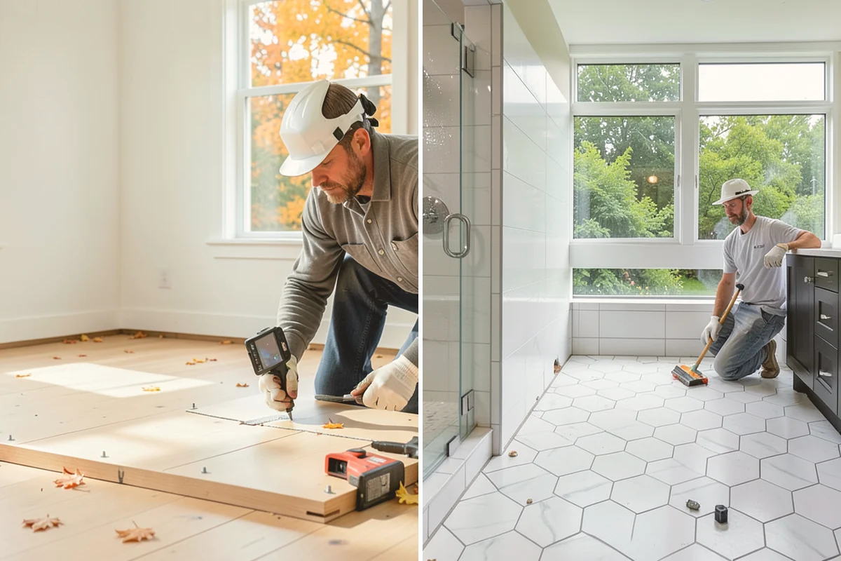 Radiant Heating Installation in Edmonds, Snohomish County, WA - Select hydronic or electric radiant and plan the zones