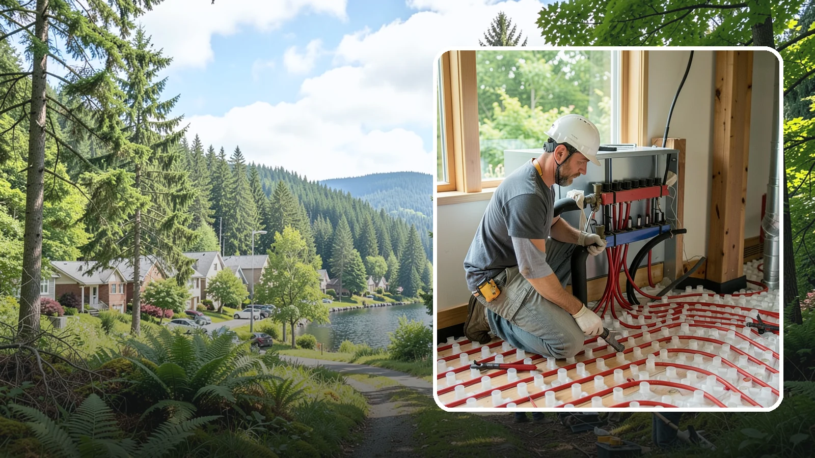 Radiant Heating Installation in Lake Forest Park, King County, WA - We install radiant floor heating systems that deliver even, comfortable warmth from the ground up.