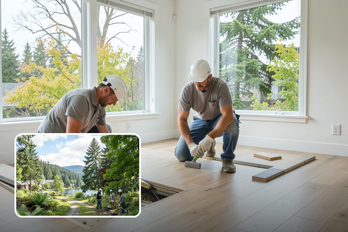 Radiant Heating Installation in Lake Forest Park, King County, WA - Even, draft-free warmth from the floor up
